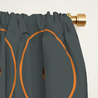 catch II anthracite and ocher Window Curtain Gallery Image 2