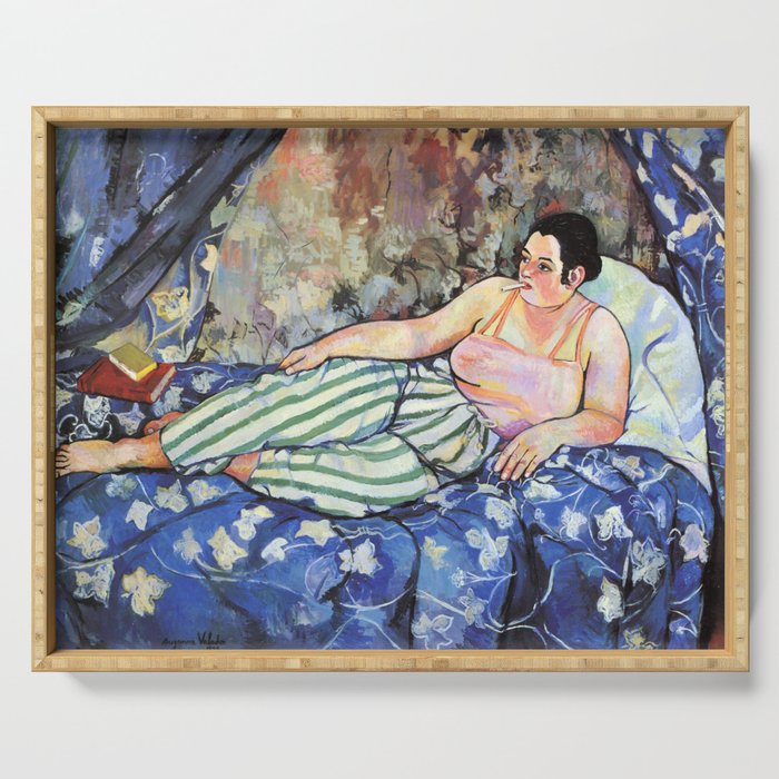 Suzanne Valadon - The Blue Room Serving Tray Gallery Image 1