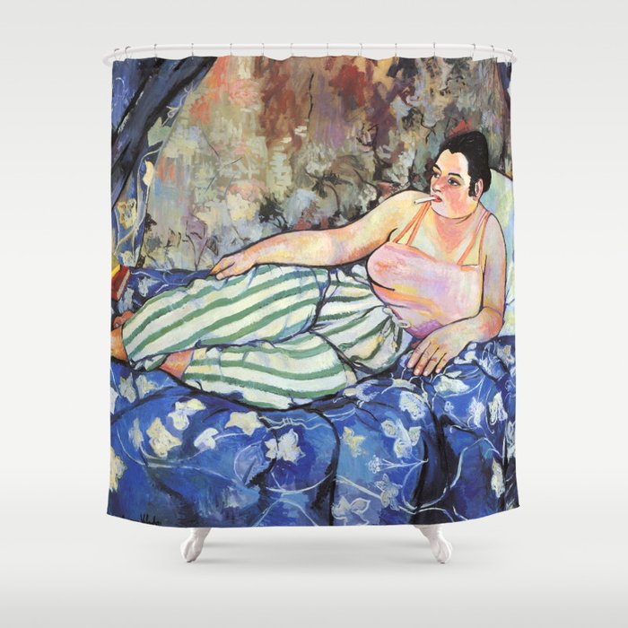 Suzanne Valadon - The Blue Room Shower Curtain Gallery Image 1