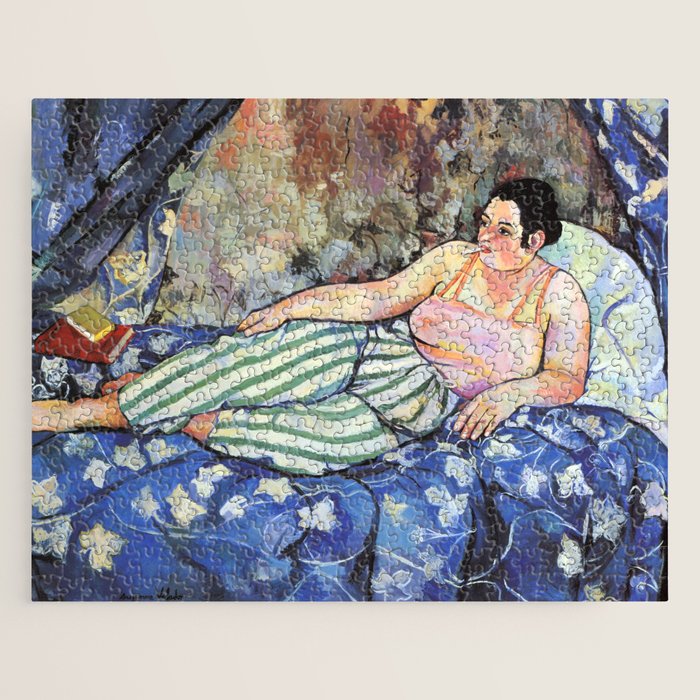 Suzanne Valadon - The Blue Room Jigsaw Puzzle Gallery Image 1