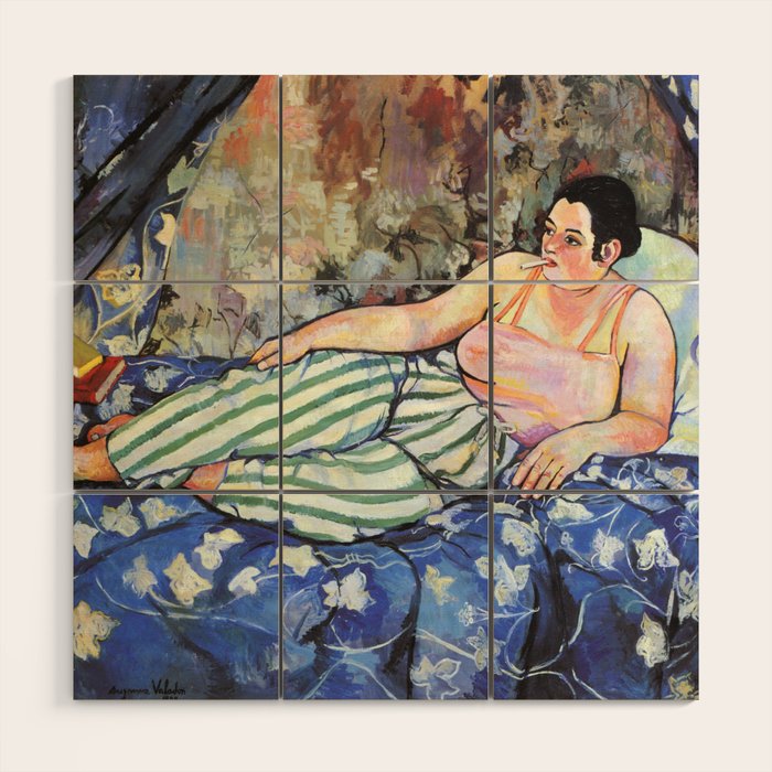 Suzanne Valadon - The Blue Room Wood Wall Art Gallery Image 1