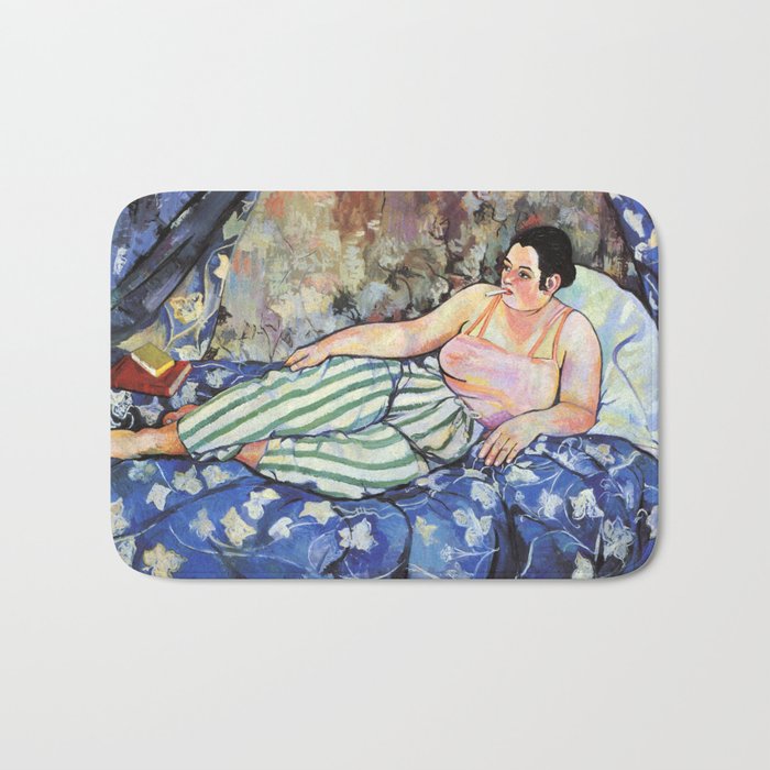 Suzanne Valadon - The Blue Room Bath Mat Gallery Image 1