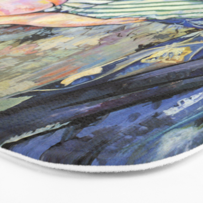 Suzanne Valadon - The Blue Room Bath Mat Gallery Image 3