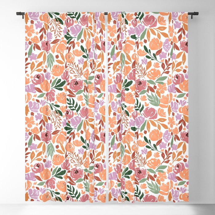 Simple colorful floral CWP Window Curtain Gallery Image 5