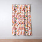 Simple colorful floral CWP Window Curtain Gallery Image 3