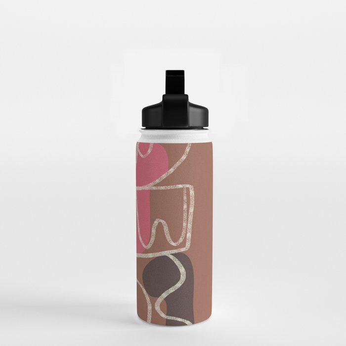 Organic Minimalist Layers 1 Water Bottle Gallery Image 2