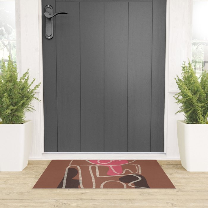 Organic Minimalist Layers 1 Welcome Mat Gallery Image 3
