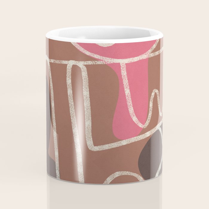Organic Minimalist Layers 1 Coffee Mug Gallery Image 4