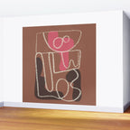 Organic Minimalist Layers 1 Wall Mural Gallery Image 2