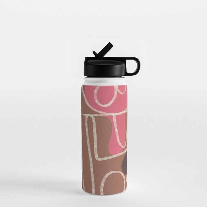Organic Minimalist Layers 1 Water Bottle Gallery Image 1
