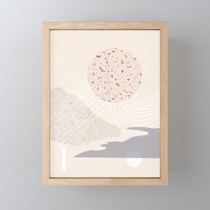 Soft landscape Mini Art Print Gallery Image 1