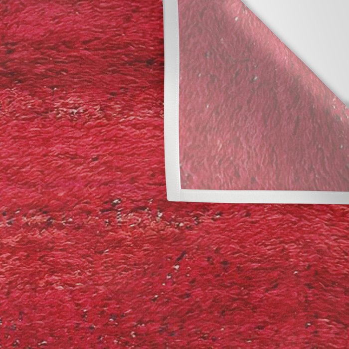 Brilliant Red Antique Moroccan Rug Print Wall Tapestry Gallery Image 3