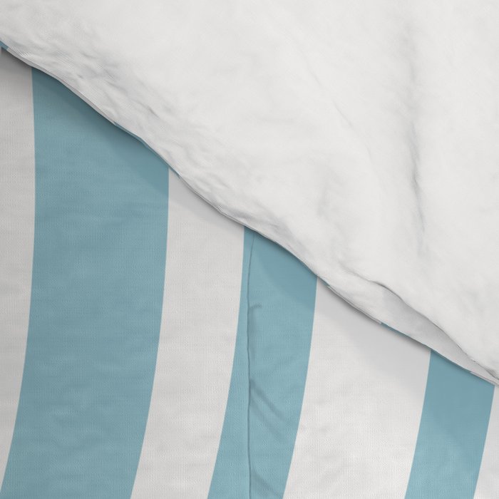 Wavy Stripes XXXV - Sky Blue Comforter Gallery Image 4