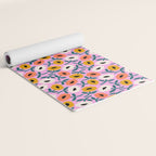 Floral Bliss - Tropical Pink Pattern Yoga Mat Gallery Image 2