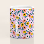 Floral Bliss - Tropical Pink Pattern Coffee Mug Gallery Image 4