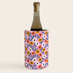 Floral Bliss - Tropical Pink Pattern Wine Chiller Gallery Image 2