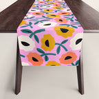 Floral Bliss - Tropical Pink Pattern Table Runner Gallery Image 1
