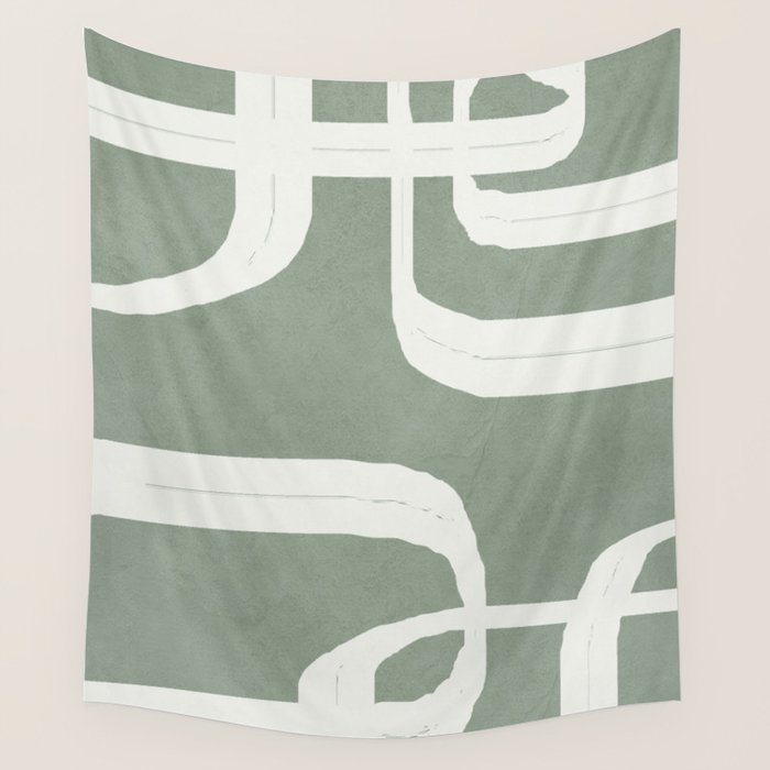Abstract Lines II Wall Tapestry Gallery Image 1