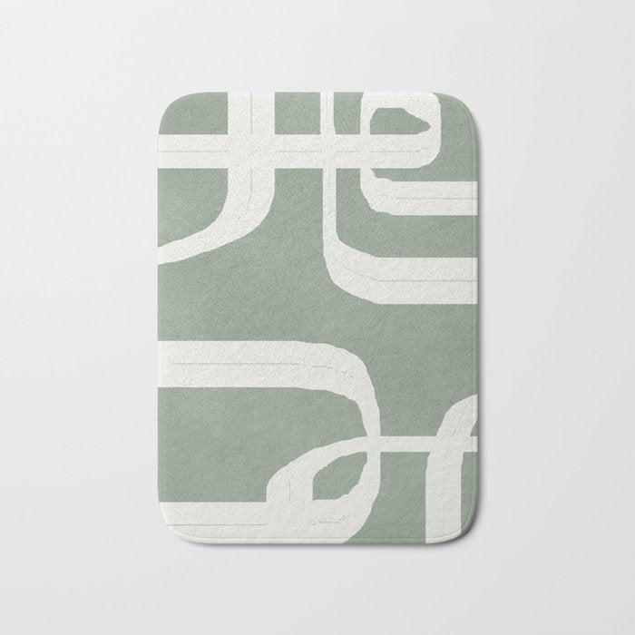 Abstract Lines II Bath Mat Gallery Image 1