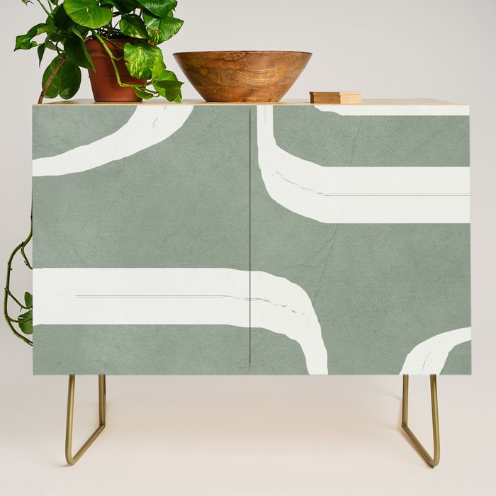 Abstract Lines II Credenza Gallery Image 1