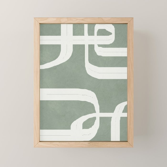 Abstract Lines II Mini Art Print Gallery Image 1