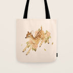 Hopping Fawn Tote Bag Gallery Image 1