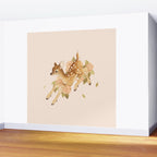 Hopping Fawn Wall Mural Gallery Image 2