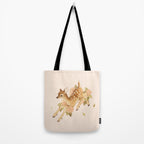 Hopping Fawn Tote Bag Gallery Image 2