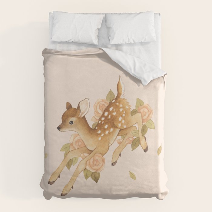 Hopping Fawn Duvet Cover Gallery Image 6
