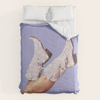 These Boots - Glitter Very Peri Periwinkle Comforter Gallery Image 6