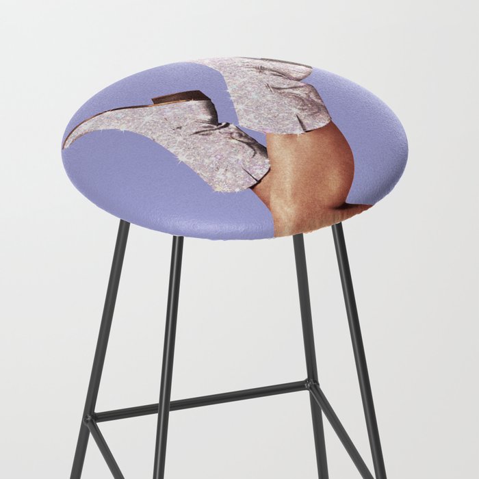 These Boots - Glitter Very Peri Periwinkle Stool Gallery Image 2