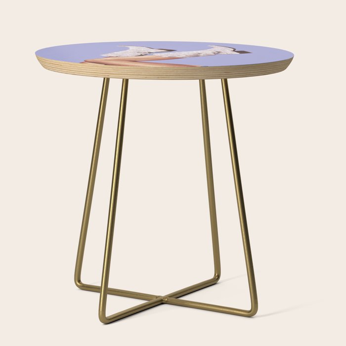 These Boots - Glitter Very Peri Periwinkle Side Table Gallery Image 1