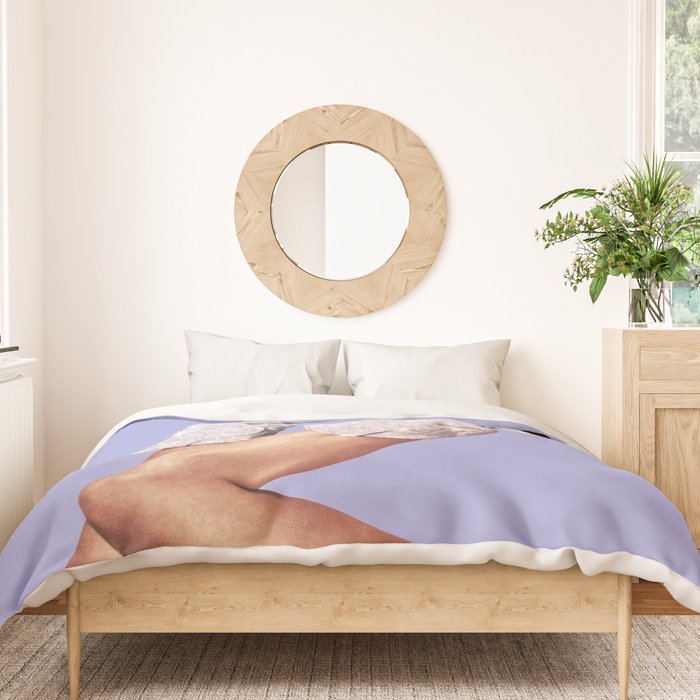 These Boots - Glitter Very Peri Periwinkle Duvet Cover Gallery Image 3