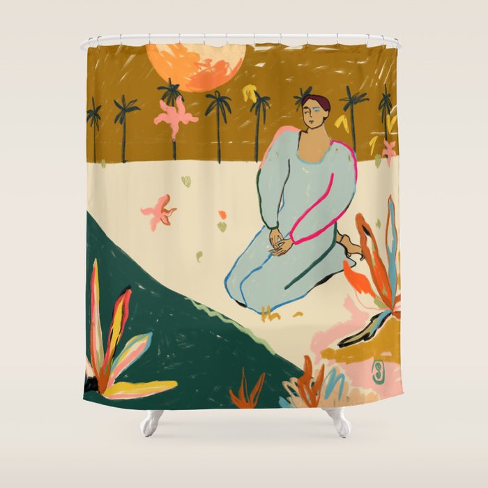 REFLECTION Shower Curtain Gallery Image 1