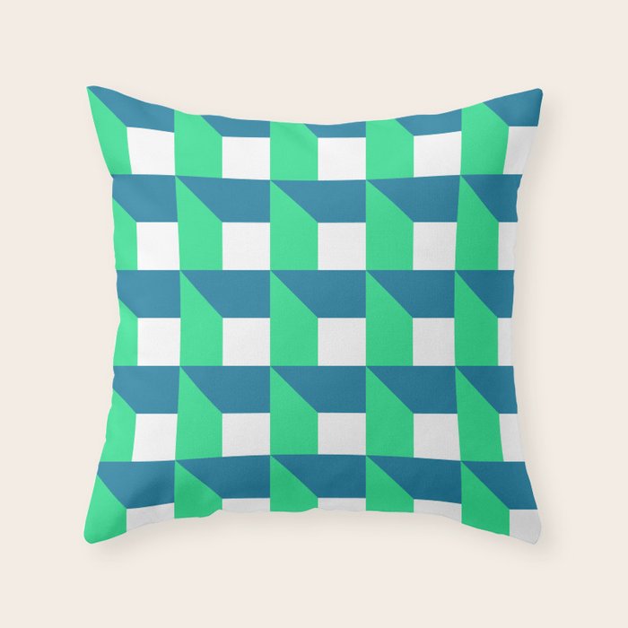 Modern Geometric 52 Throw Pillow Gallery Image 6
