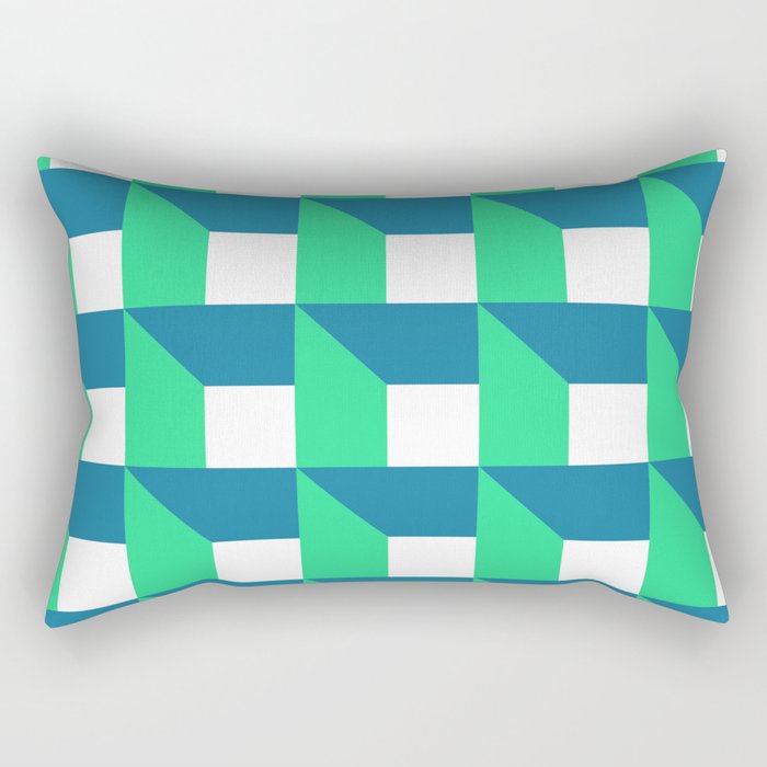 Modern Geometric 52 Rectangular Pillow Gallery Image 2