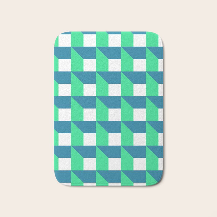 Modern Geometric 52 Bath Mat Gallery Image 1