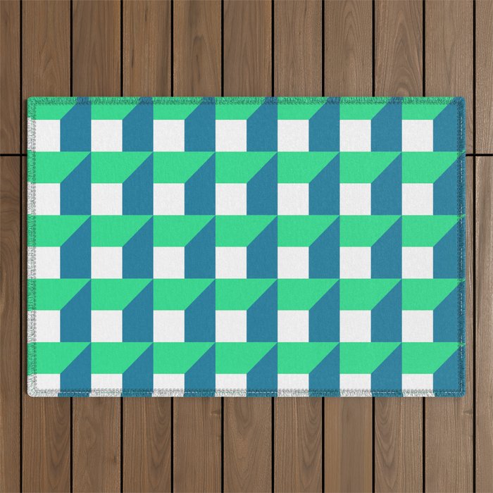 Modern Geometric 52 Outdoor Rug Gallery Image 1