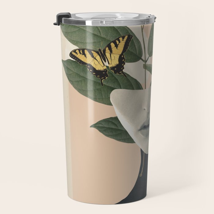 woman portrait /collage2 Travel Mug Gallery Image 3
