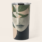 woman portrait /collage2 Travel Mug Gallery Image 1