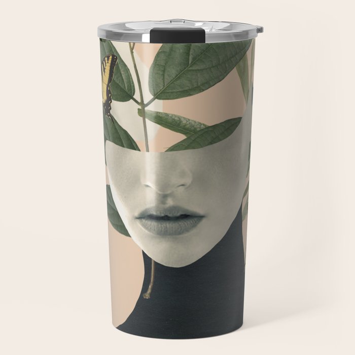 woman portrait /collage2 Travel Mug Gallery Image 1