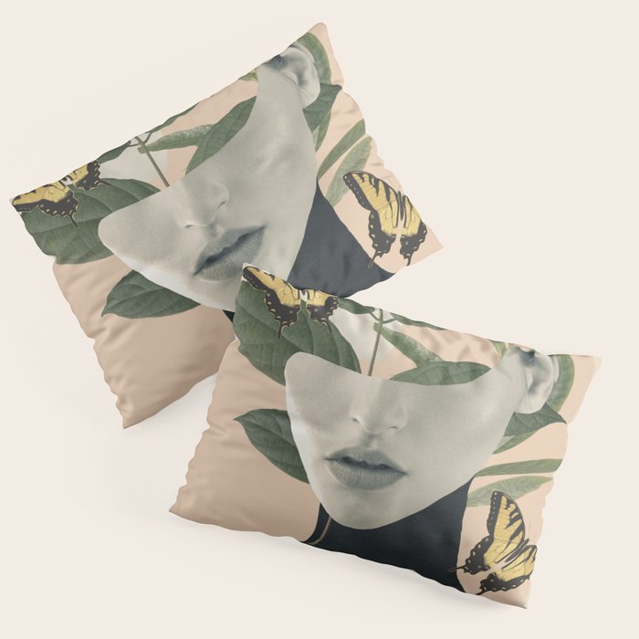 woman portrait /collage2 Pillow Sham Gallery Image 1