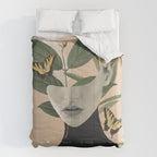 woman portrait /collage2 Comforter Gallery Image 6