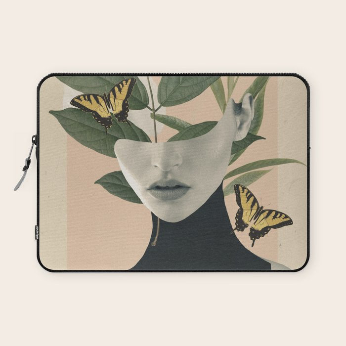 woman portrait /collage2 Laptop Sleeve Gallery Image 1