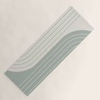 Two Tone Line Curvature LIII Yoga Mat Gallery Image 1