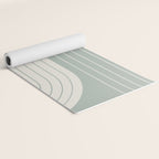 Two Tone Line Curvature LIII Yoga Mat Gallery Image 2