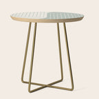 Two Tone Line Curvature LIII Side Table Gallery Image 1