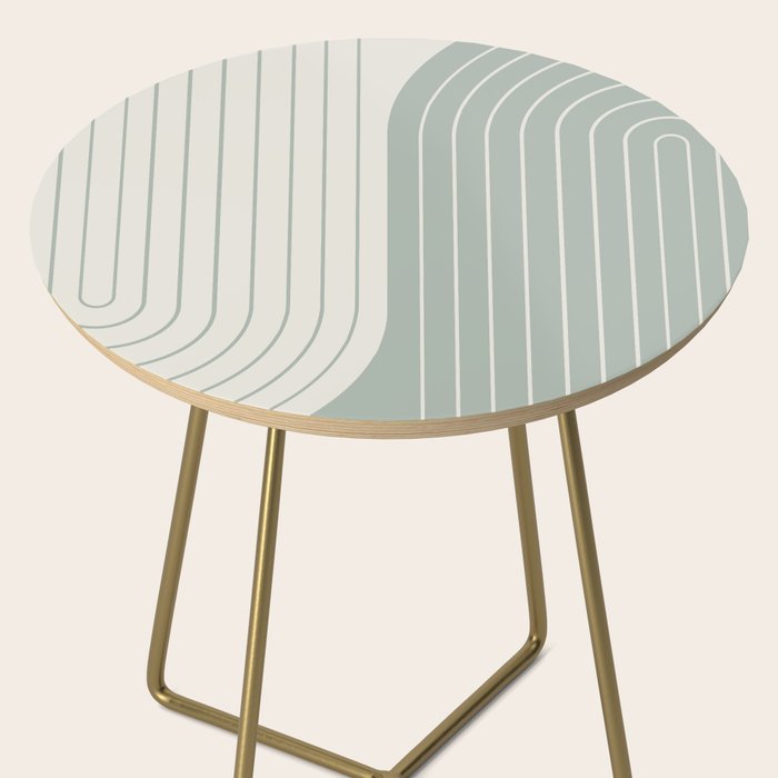 Two Tone Line Curvature LIII Side Table Gallery Image 2