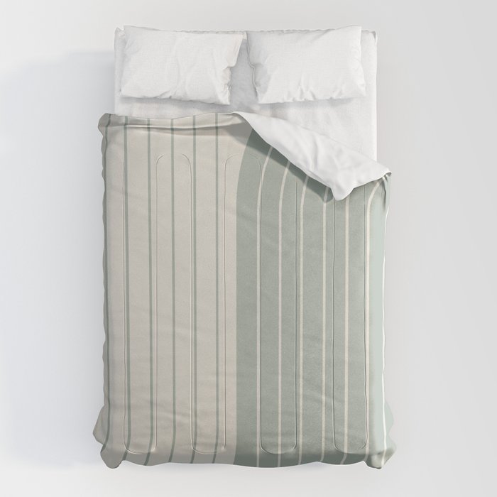 Two Tone Line Curvature LIII Comforter Gallery Image 6
