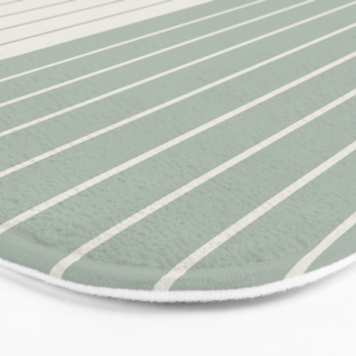 Two Tone Line Curvature LIII Bath Mat Gallery Image 3